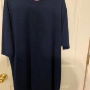 Men's Big and Tall Navy Blue Shirt. FREE Gift